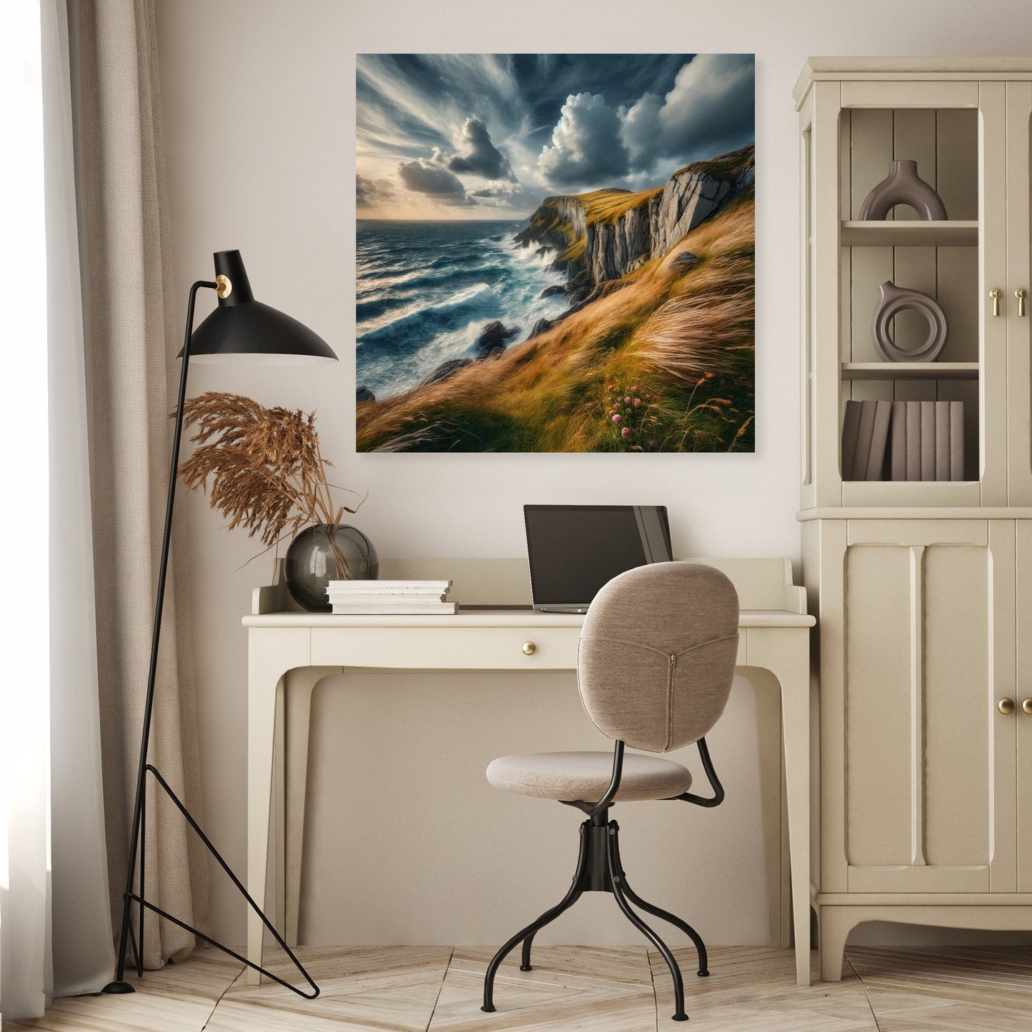 Windy Cliffside Canvas