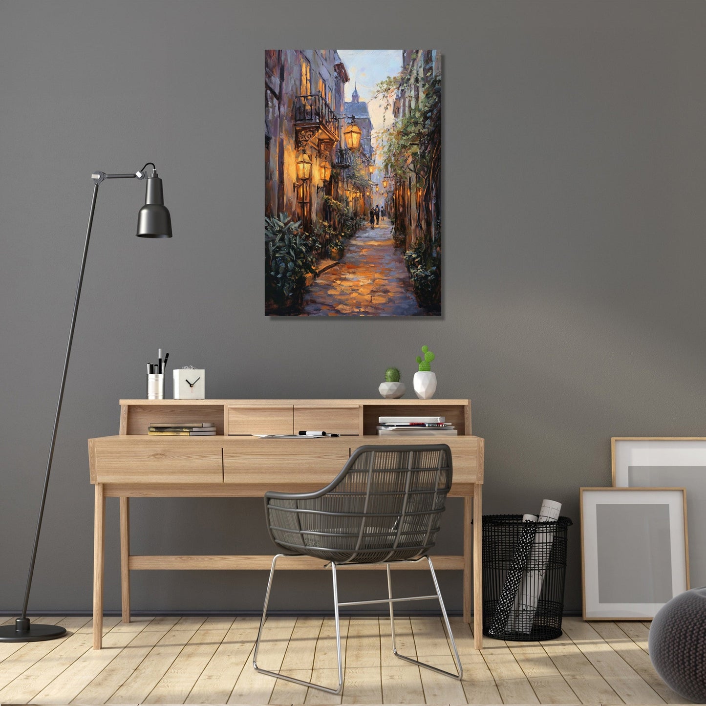 Cobblestone Nostalgia Canvas
