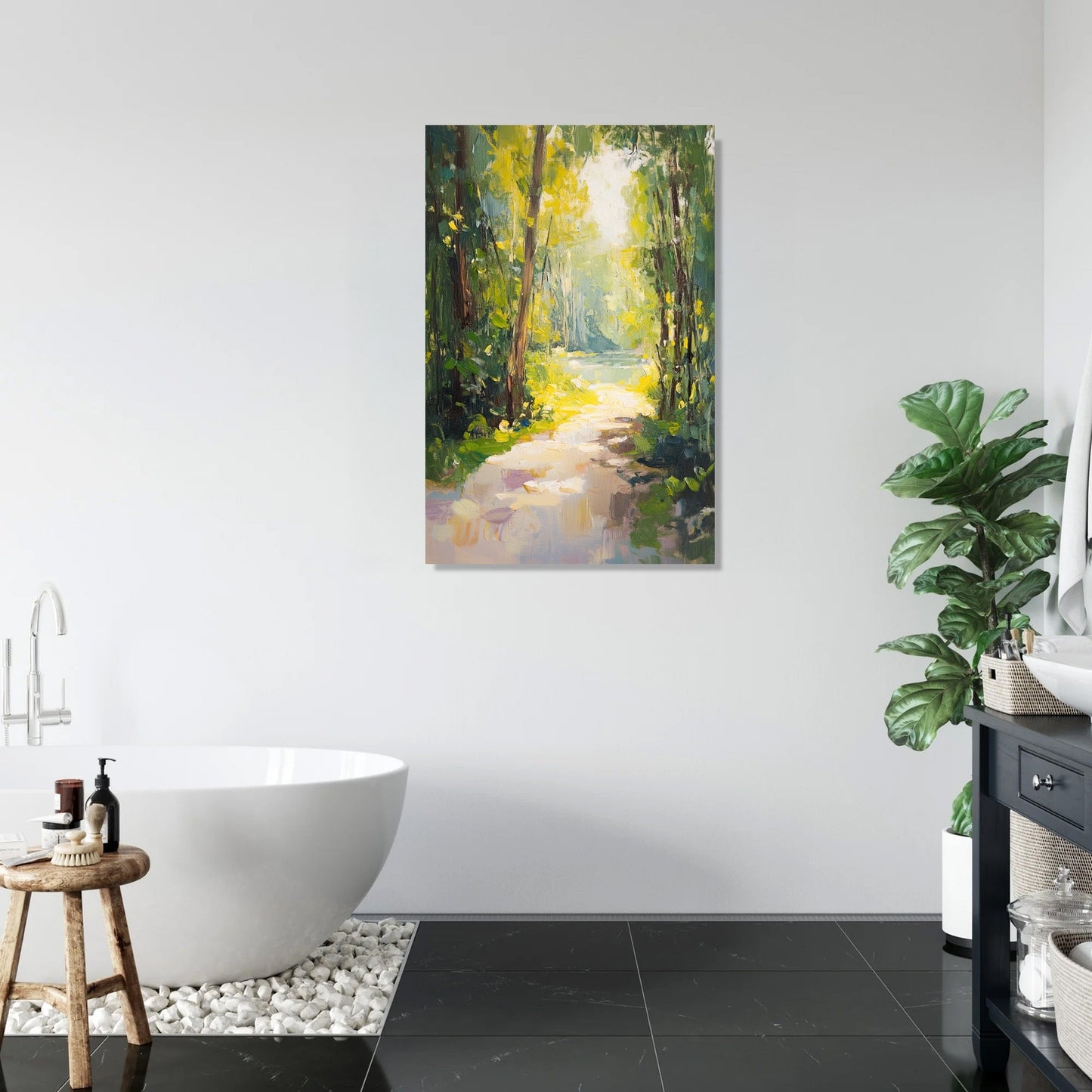 Nostalgic Tropical Journey Canvas