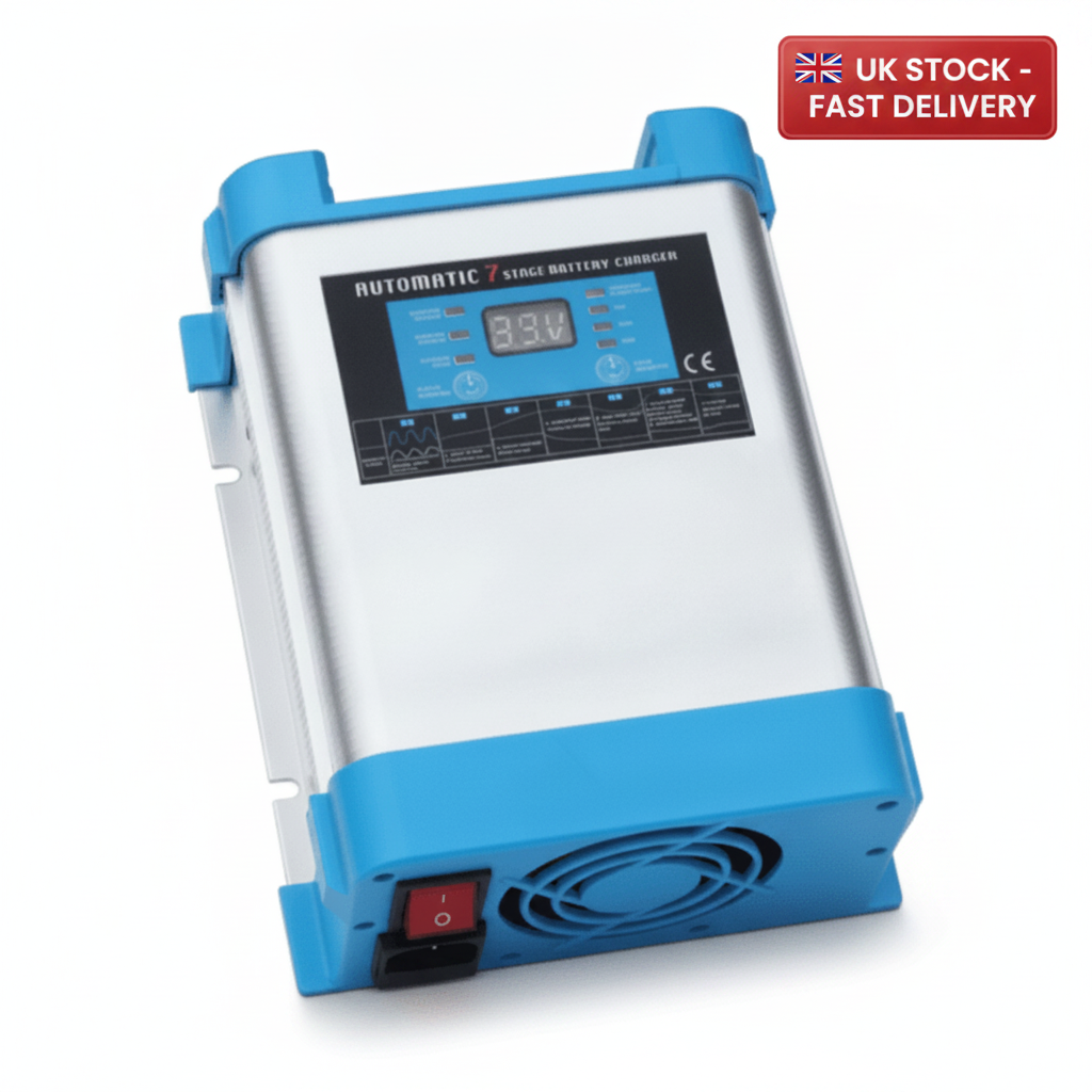 60A 12V Intelligent automatic multi-stage mains battery charger
