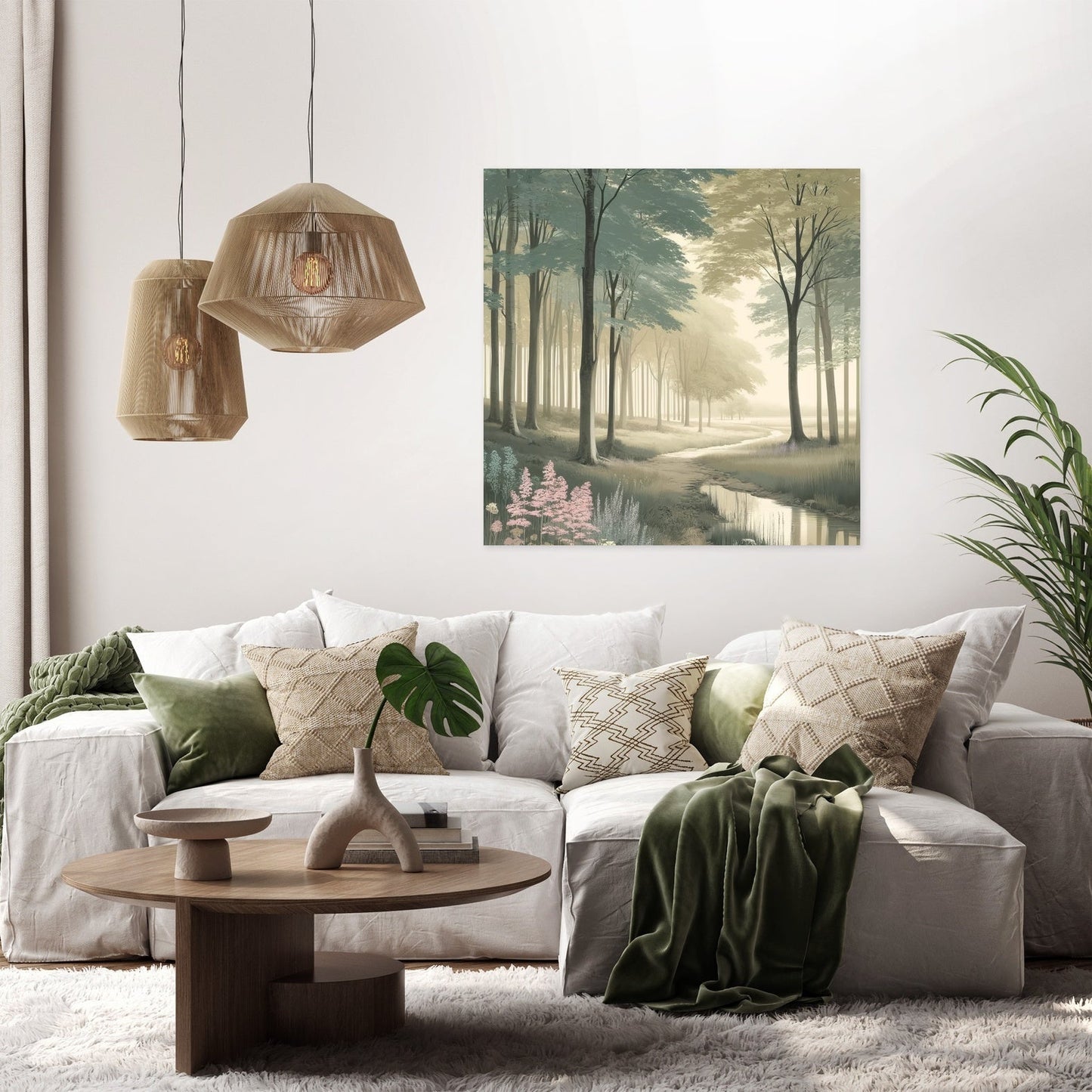 Peaceful Forest Canvas