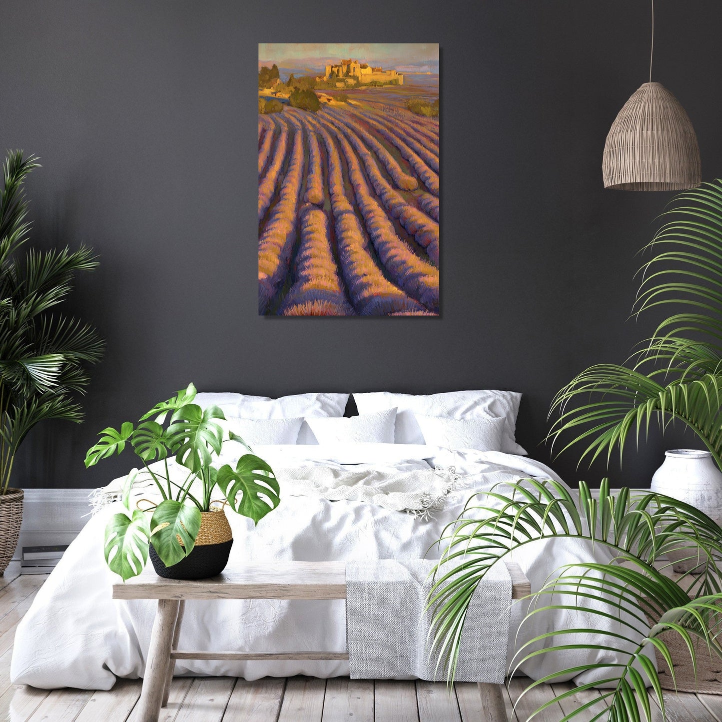 Lavender Monastery Canvas