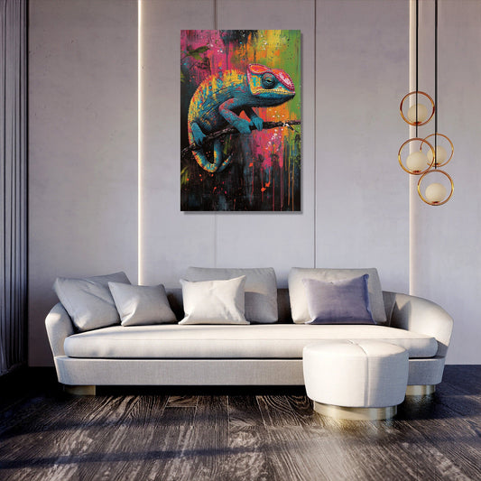 Chameleon Colour Dance Canvas