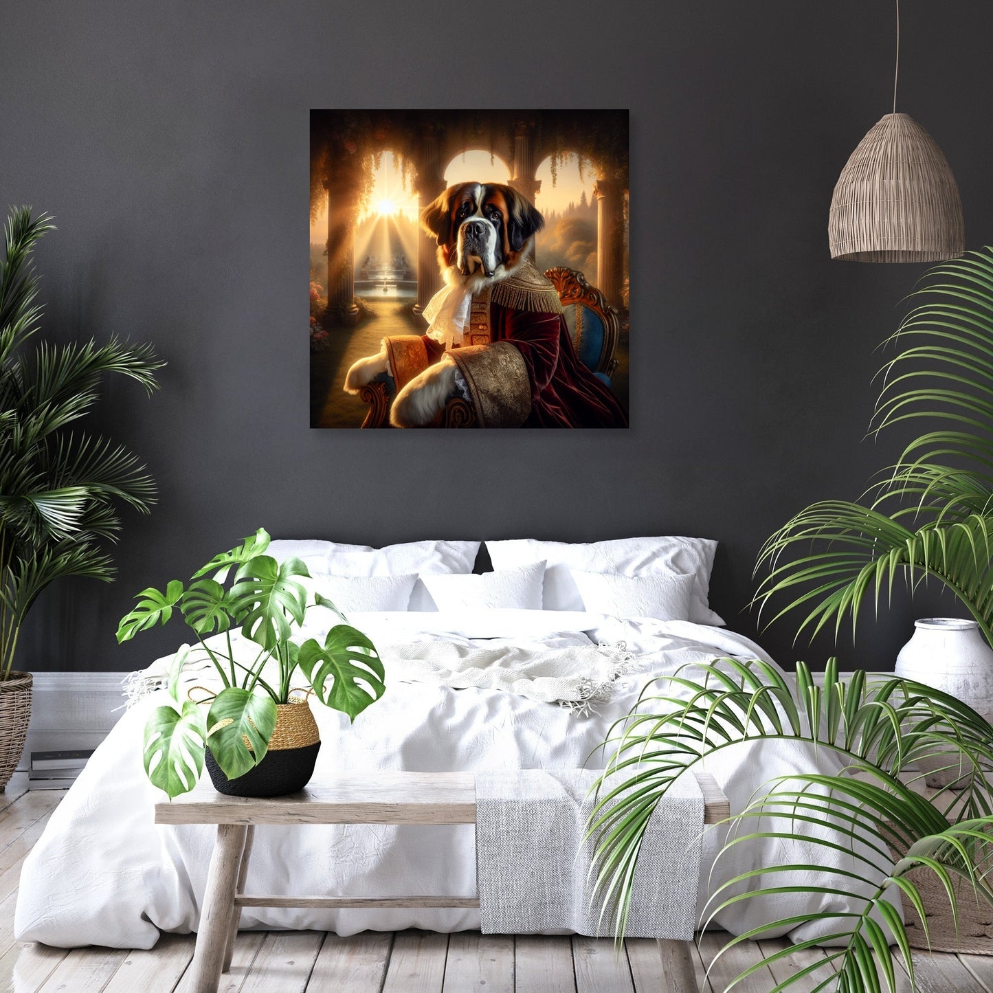 Regal Dawn Saint Bernard Canvas