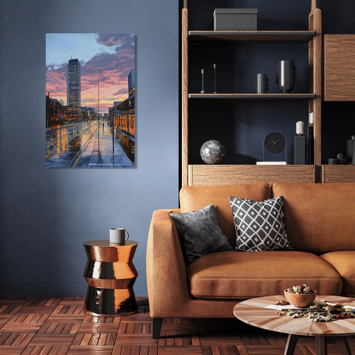 Twilight Towers Canvas