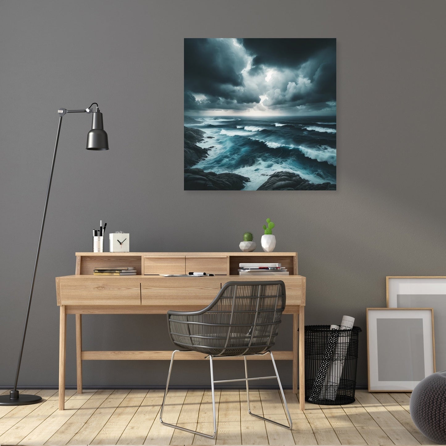 Stormy Seascape Canvas