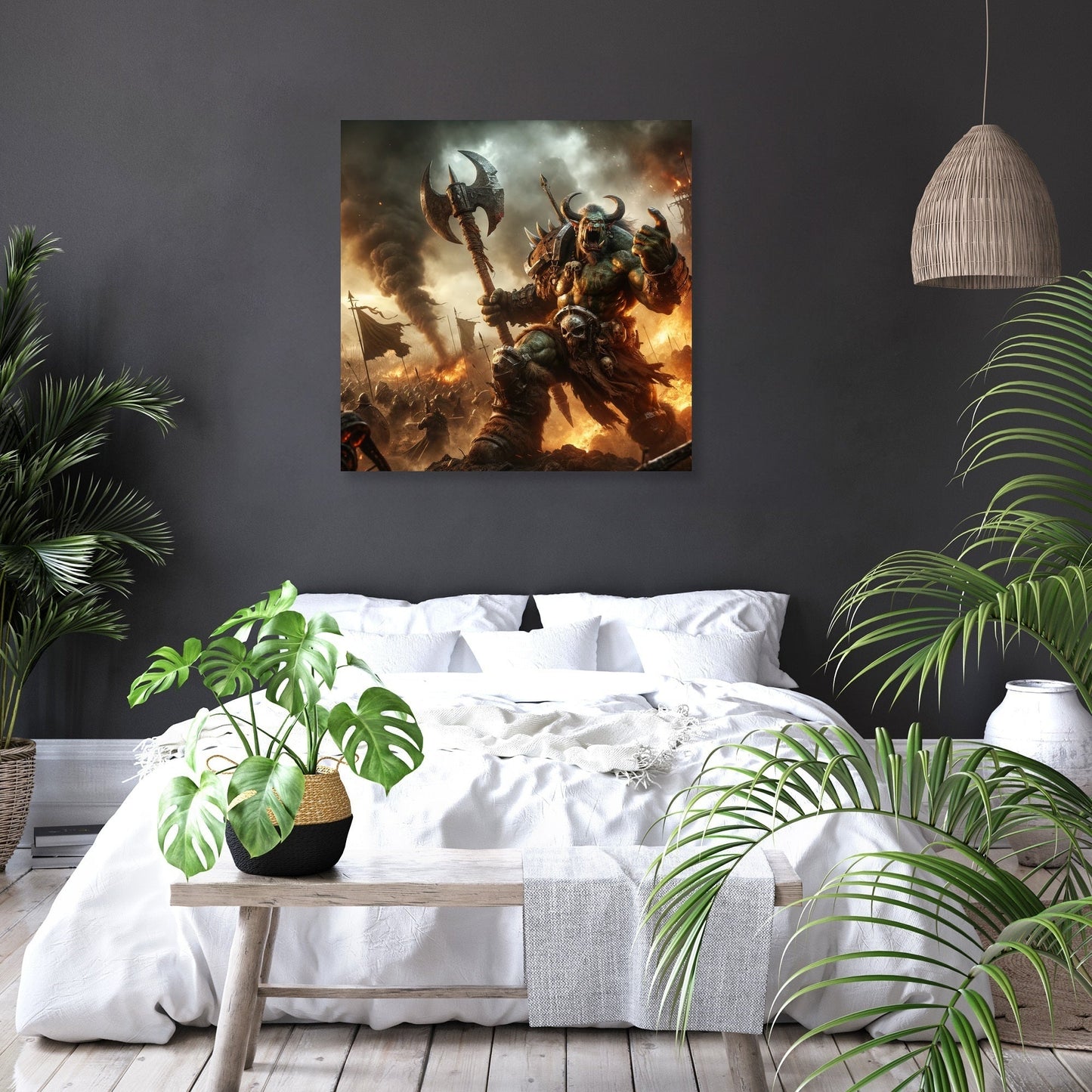 Orc War Cry Canvas