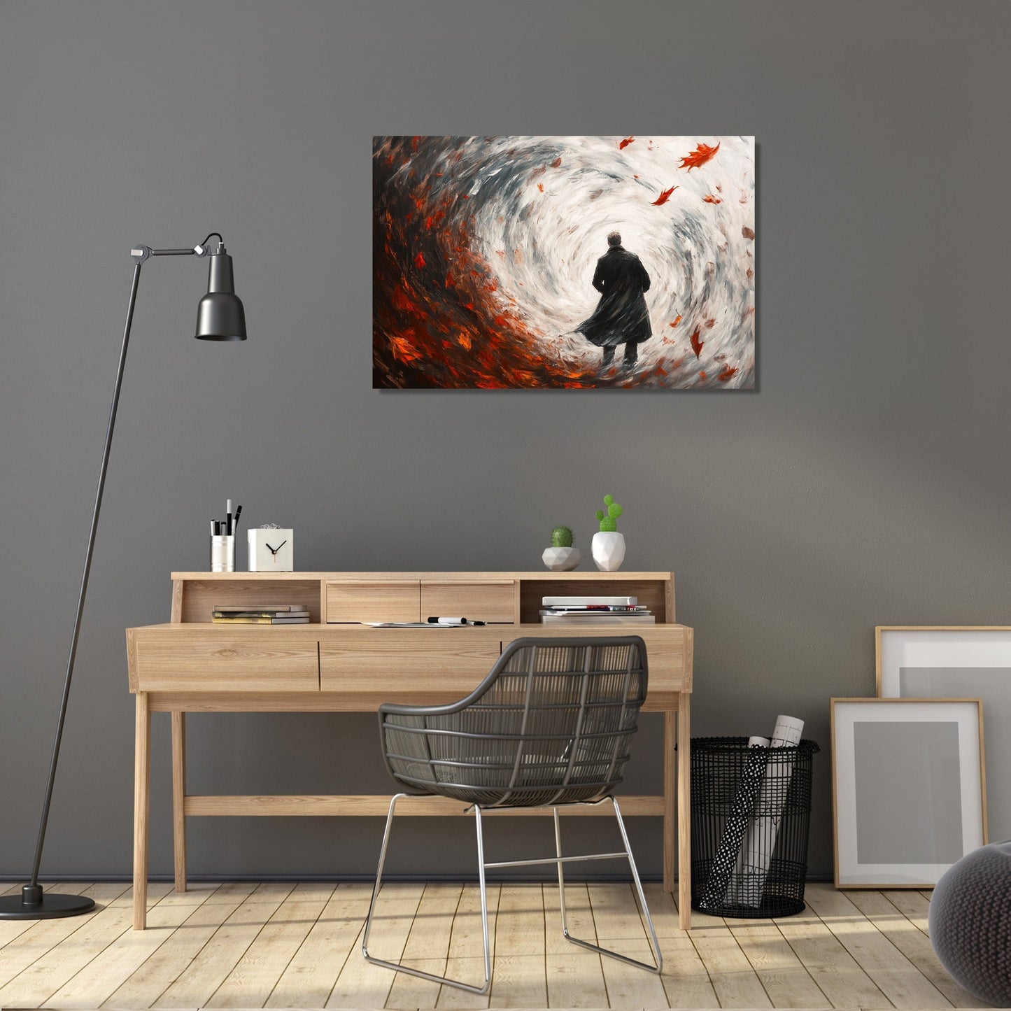 Swirling Autumn Memories Canvas
