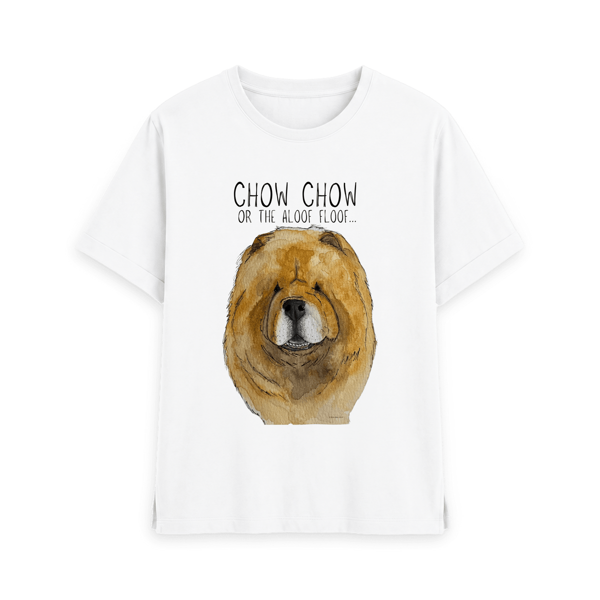 Stay Cozy in Style – Red Chow Chow Women's Relaxed Fit T-Shirt