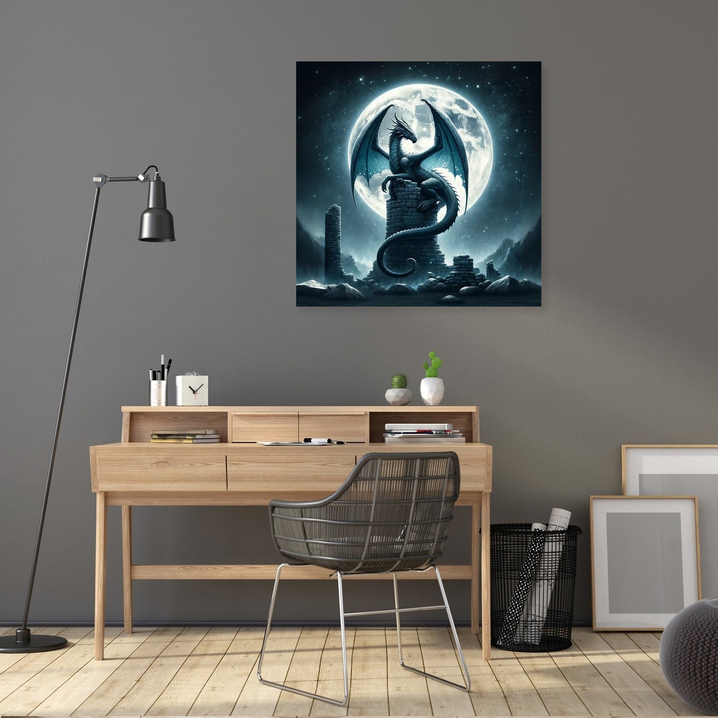 Lunar Sentinel Canvas