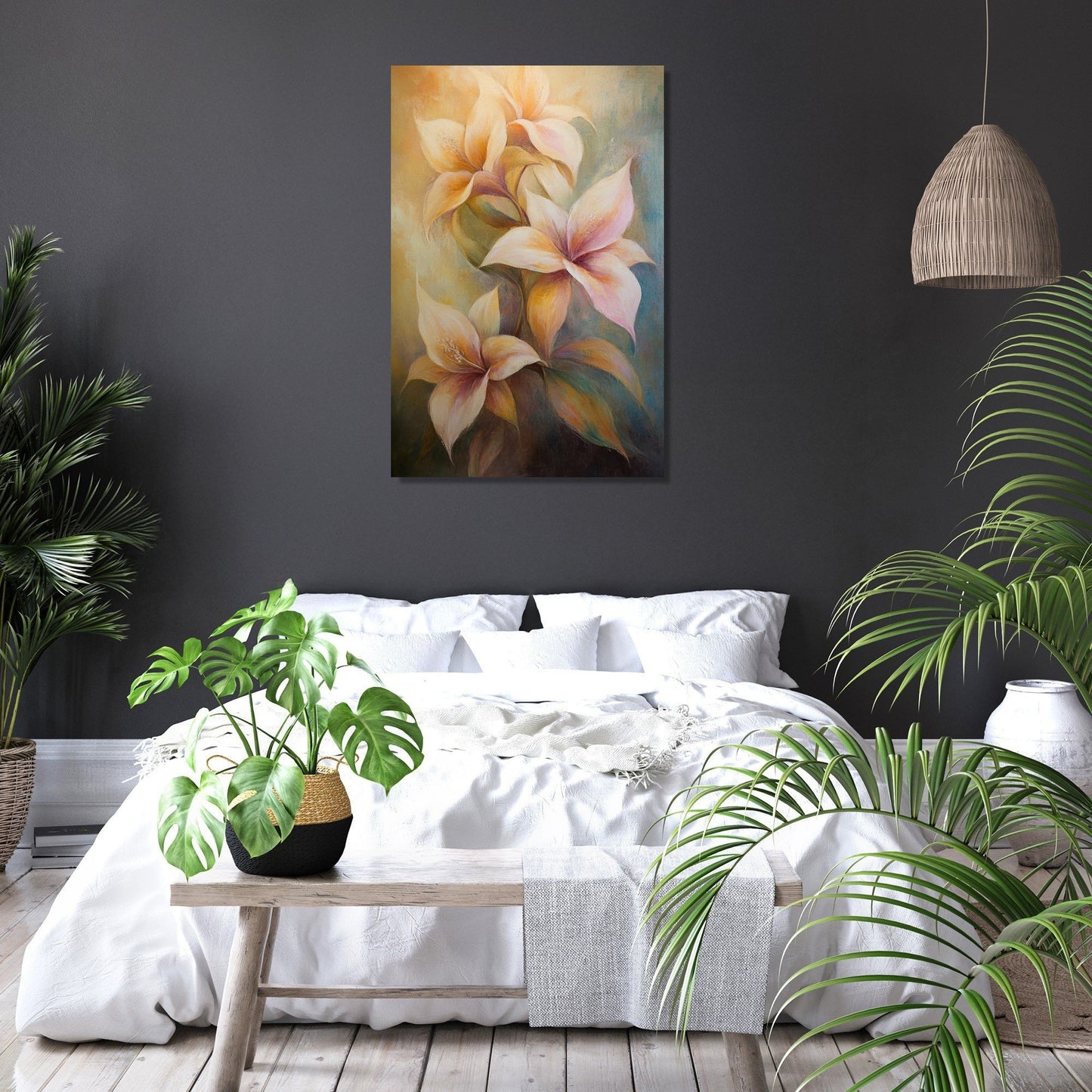 Effulgent Blooms Canvas