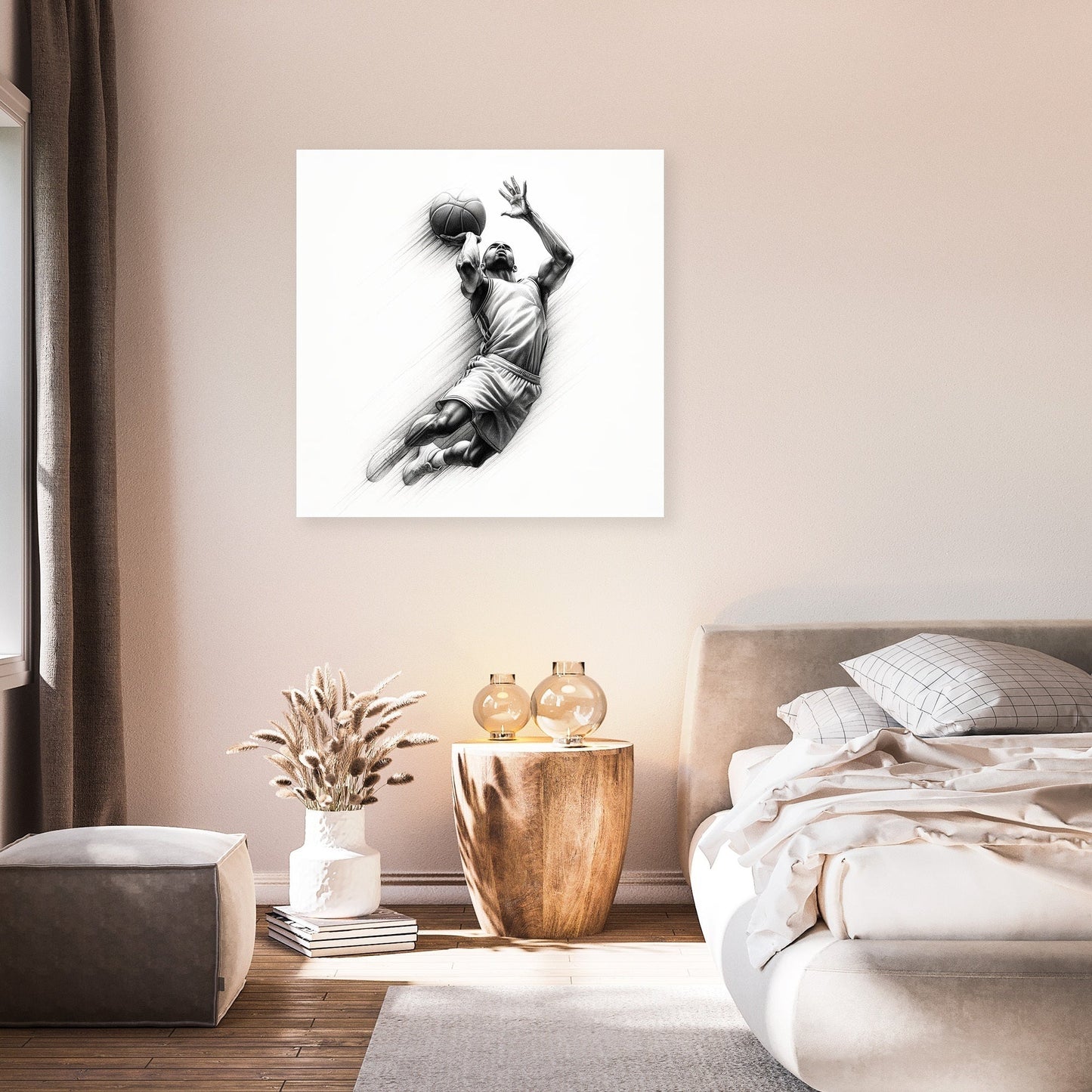 Jump Shot Elegance Canvas