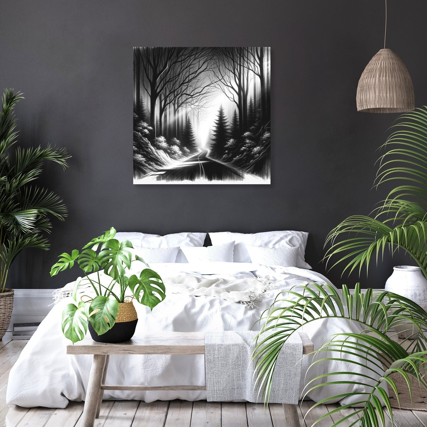Forest Shadows Canvas