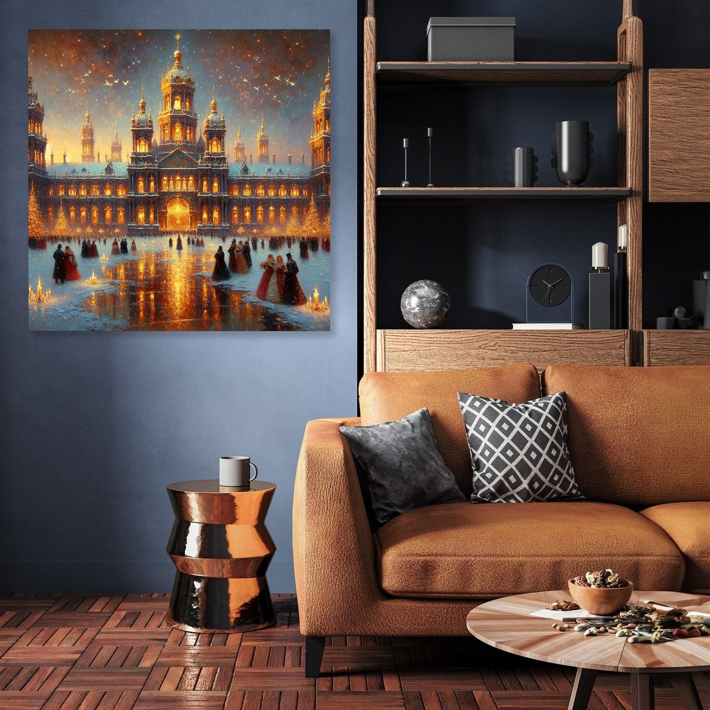 Enchanted Winter Palace Canvas