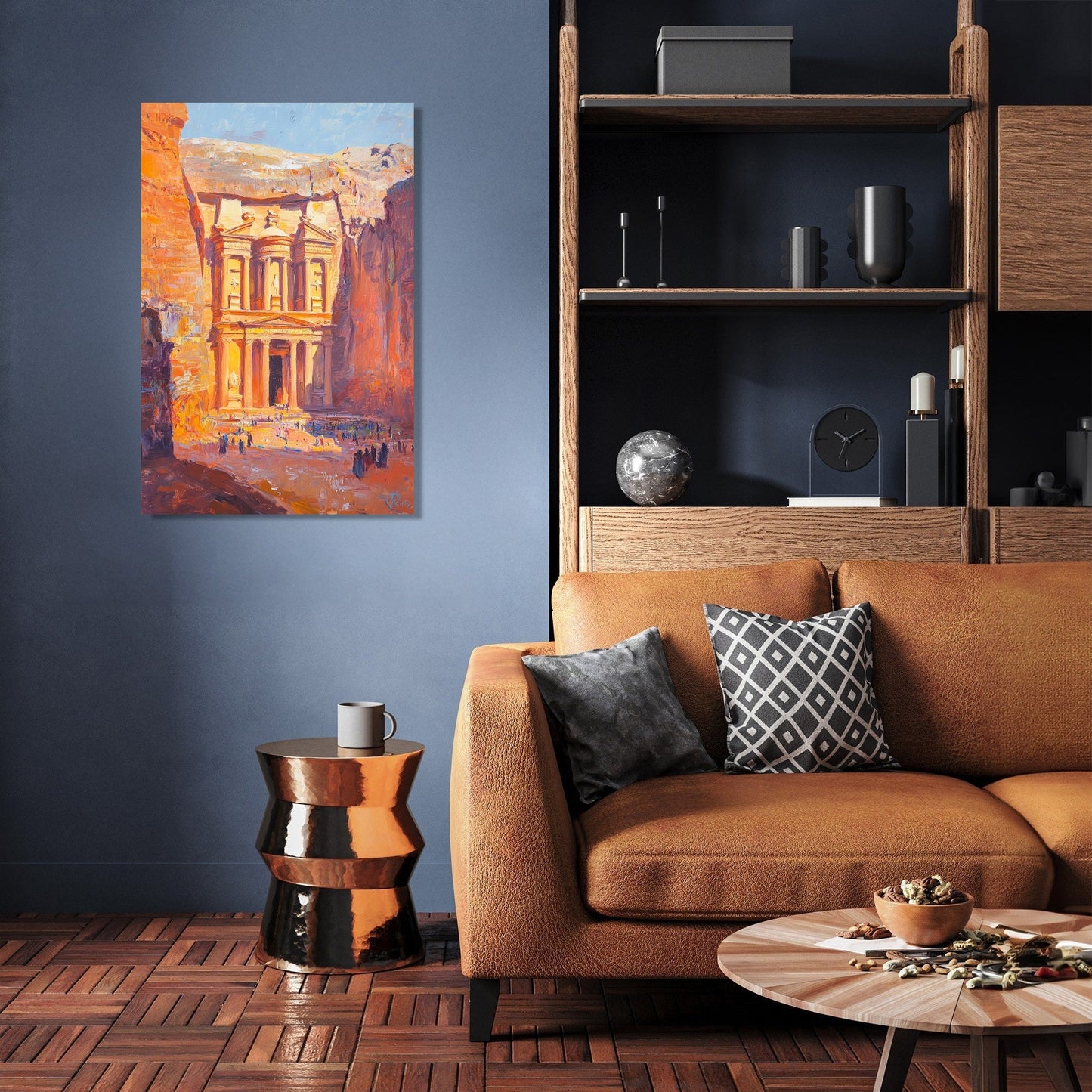 Rose-Red Reverie Canvas