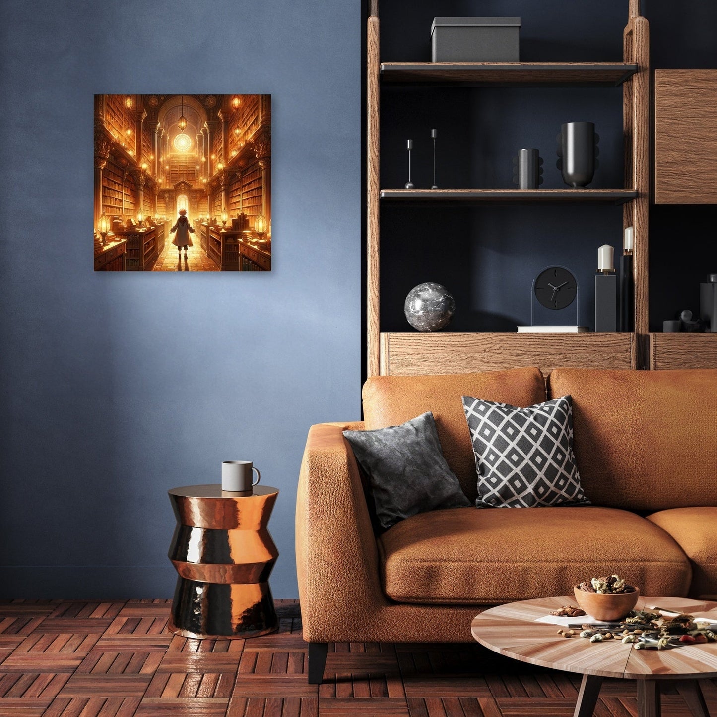 Enchanted Library of Wonders Canvas