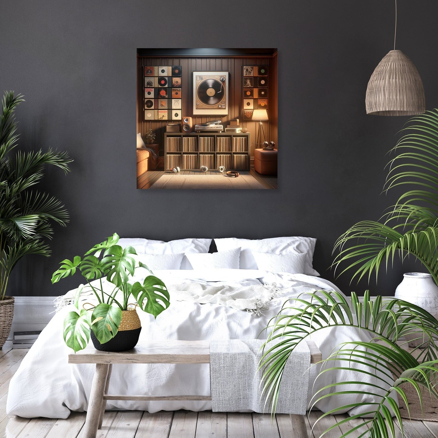 Vinyl Nostalgia Canvas