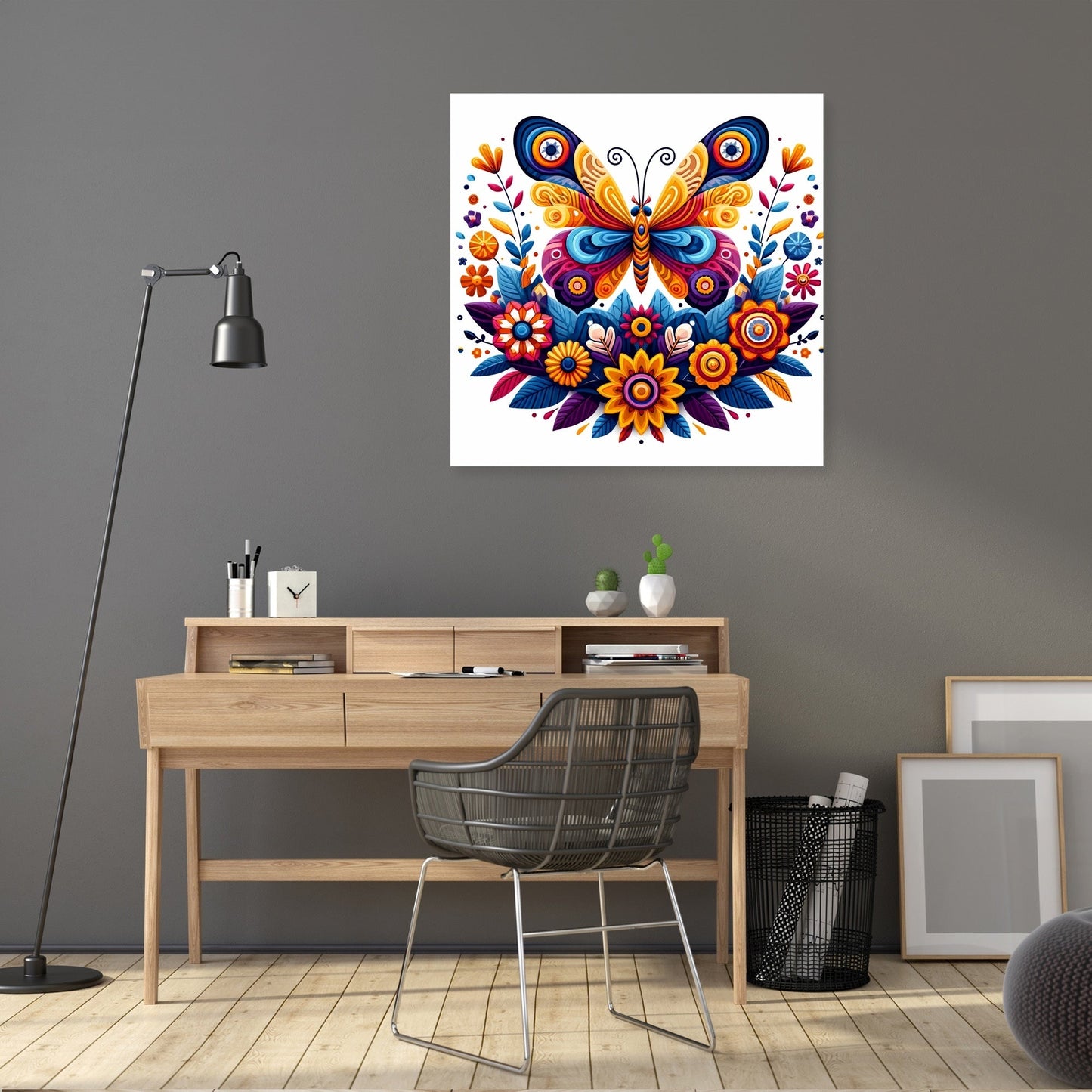 Butterfly Garden Canvas