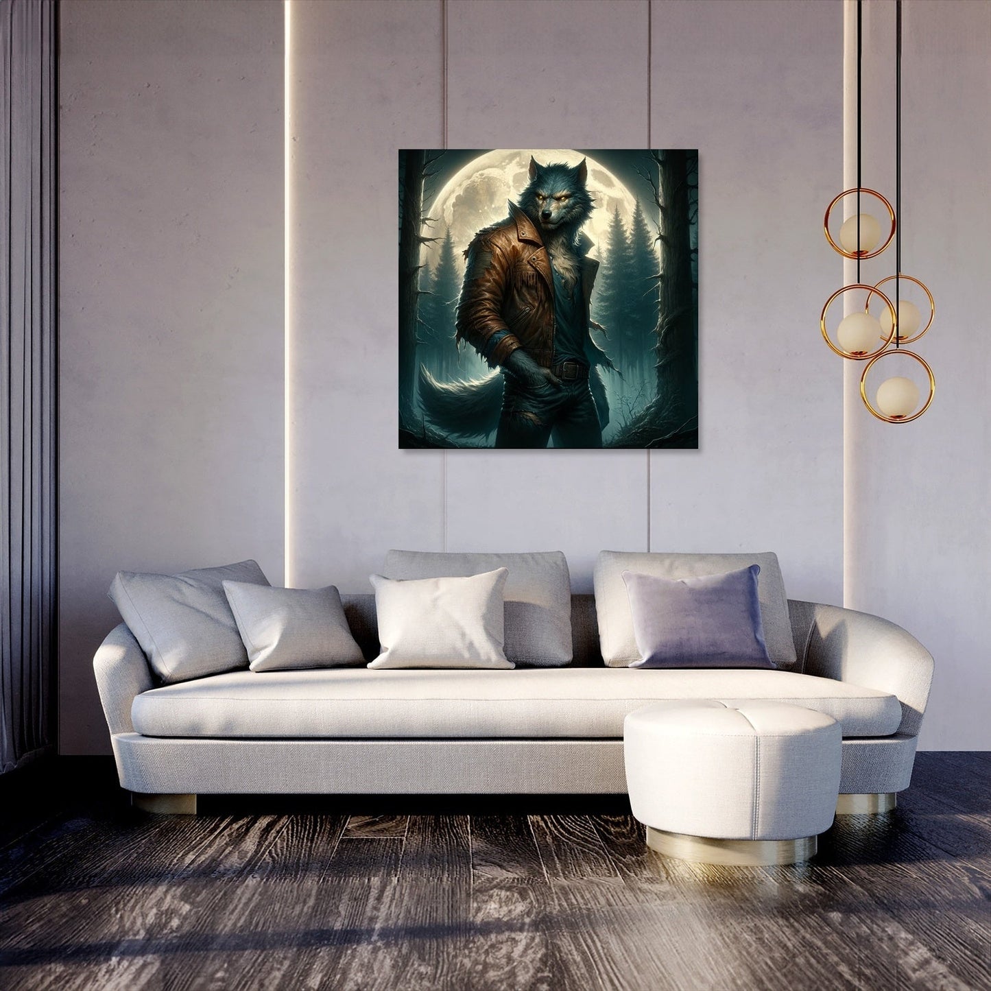 Lunar Guardian Canvas