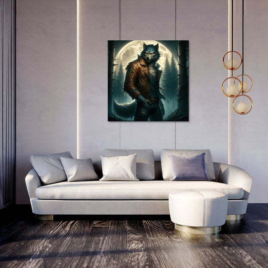 Lunar Guardian Canvas