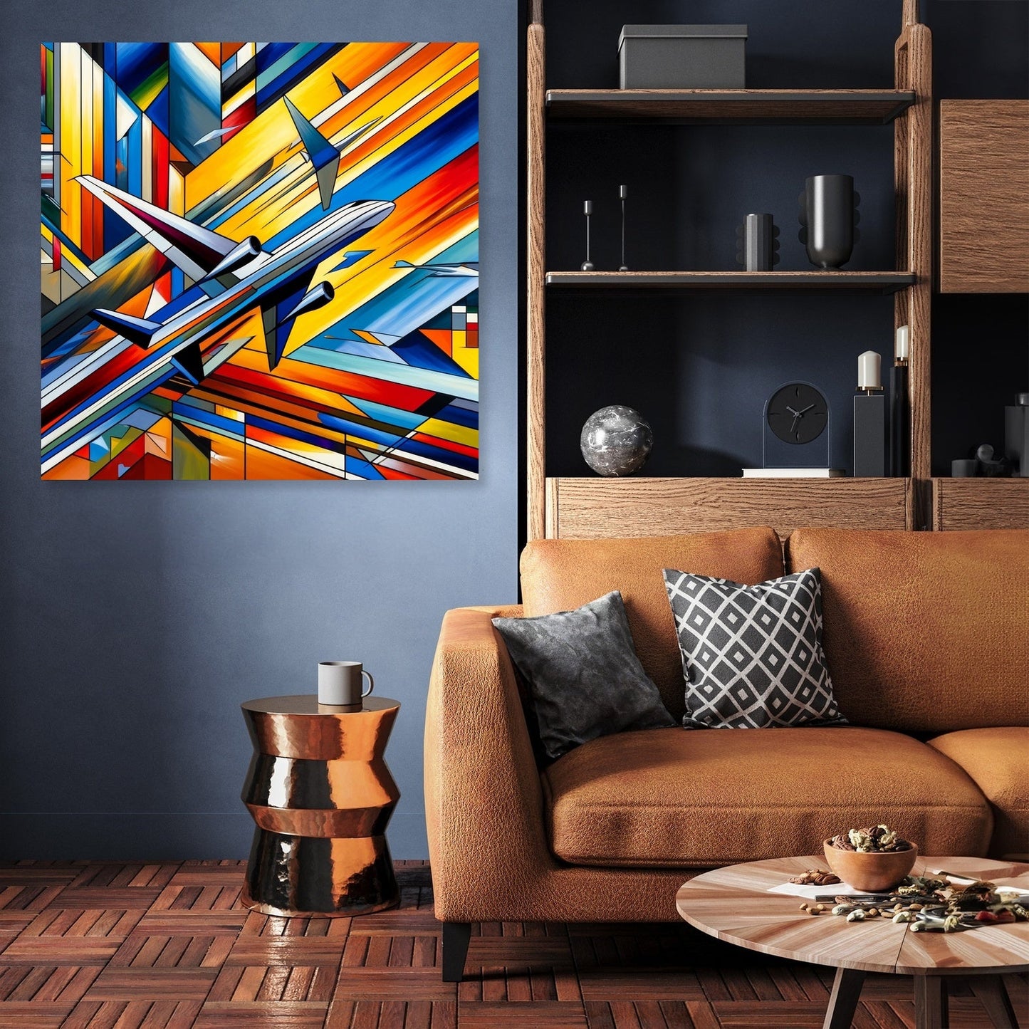 Abstract Altitudes Canvas