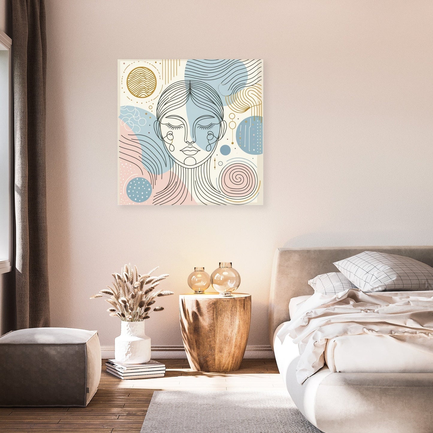 Introspective Harmony Canvas