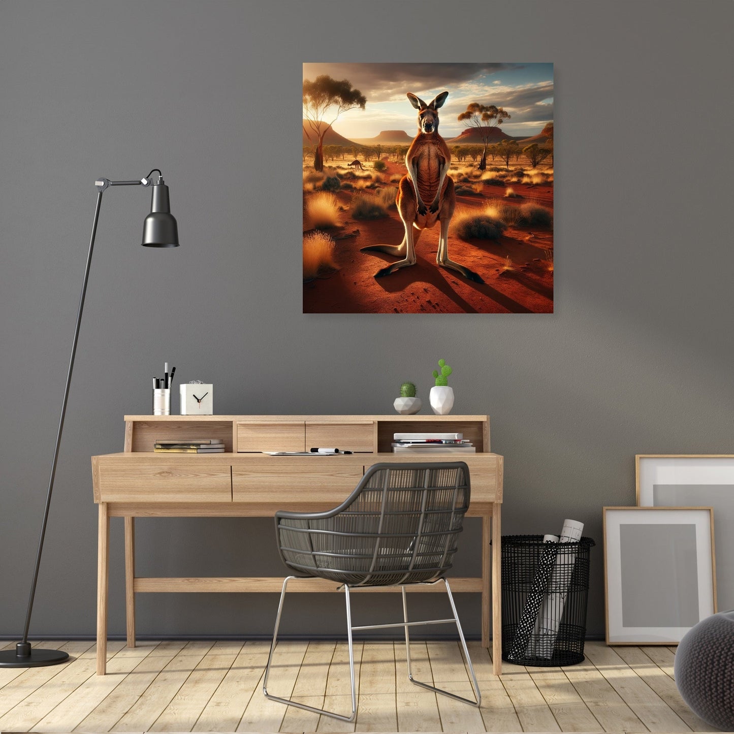Outback Kangaroo Canvas
