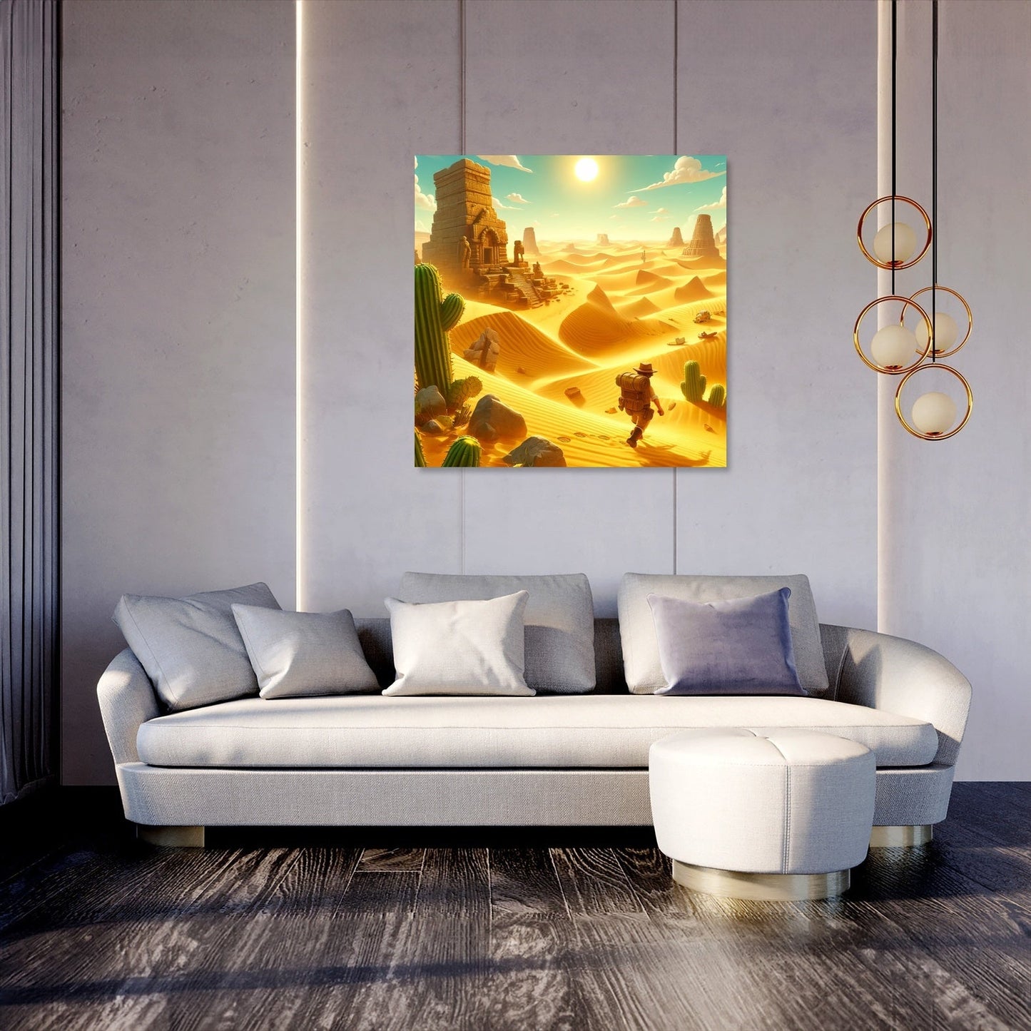 Desert Dune Adventure Canvas
