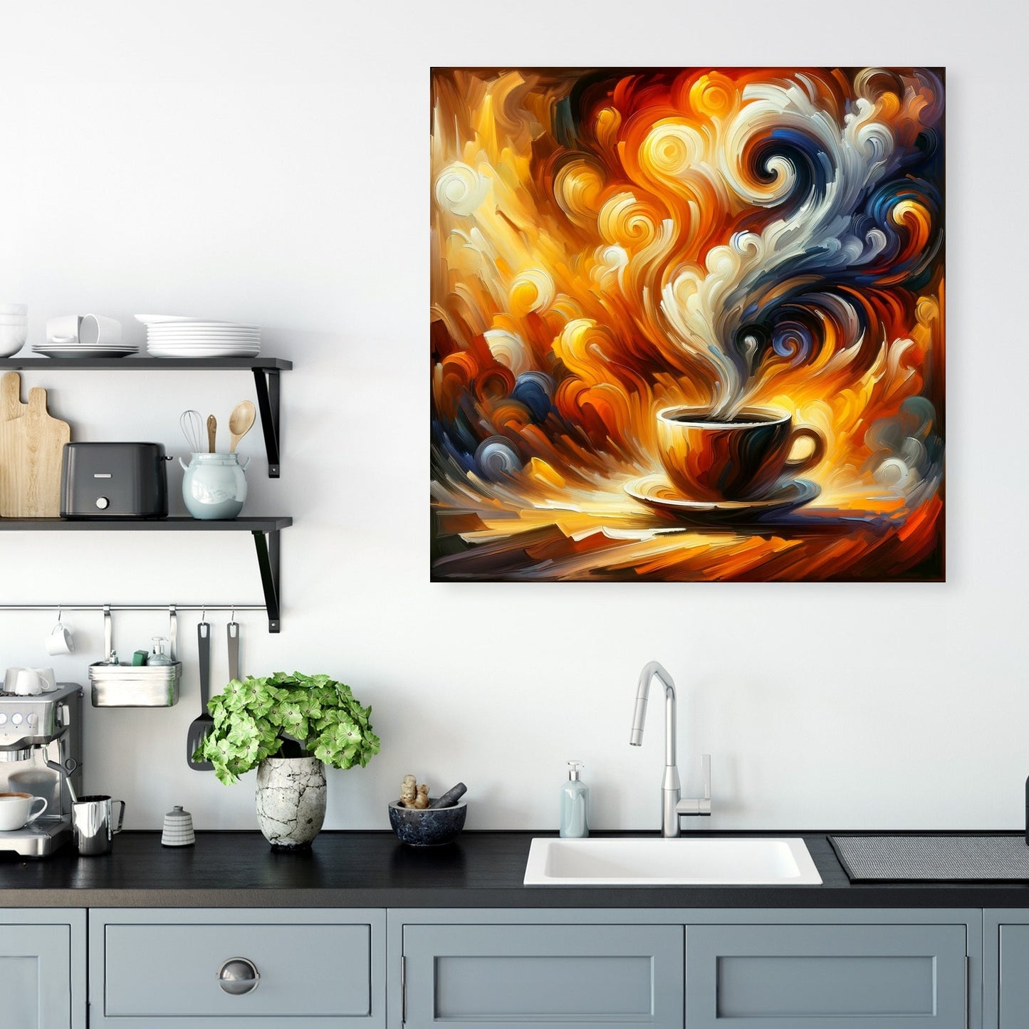 Morning Aroma Expression Canvas