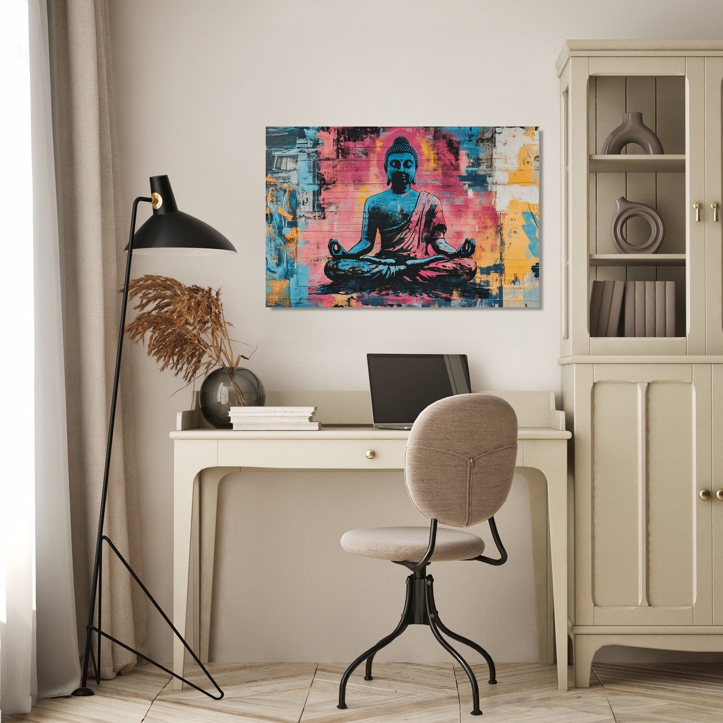 Meditation Graffiti Canvas