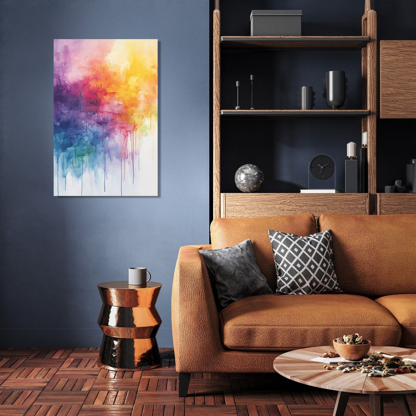 Vivid Descent Canvas