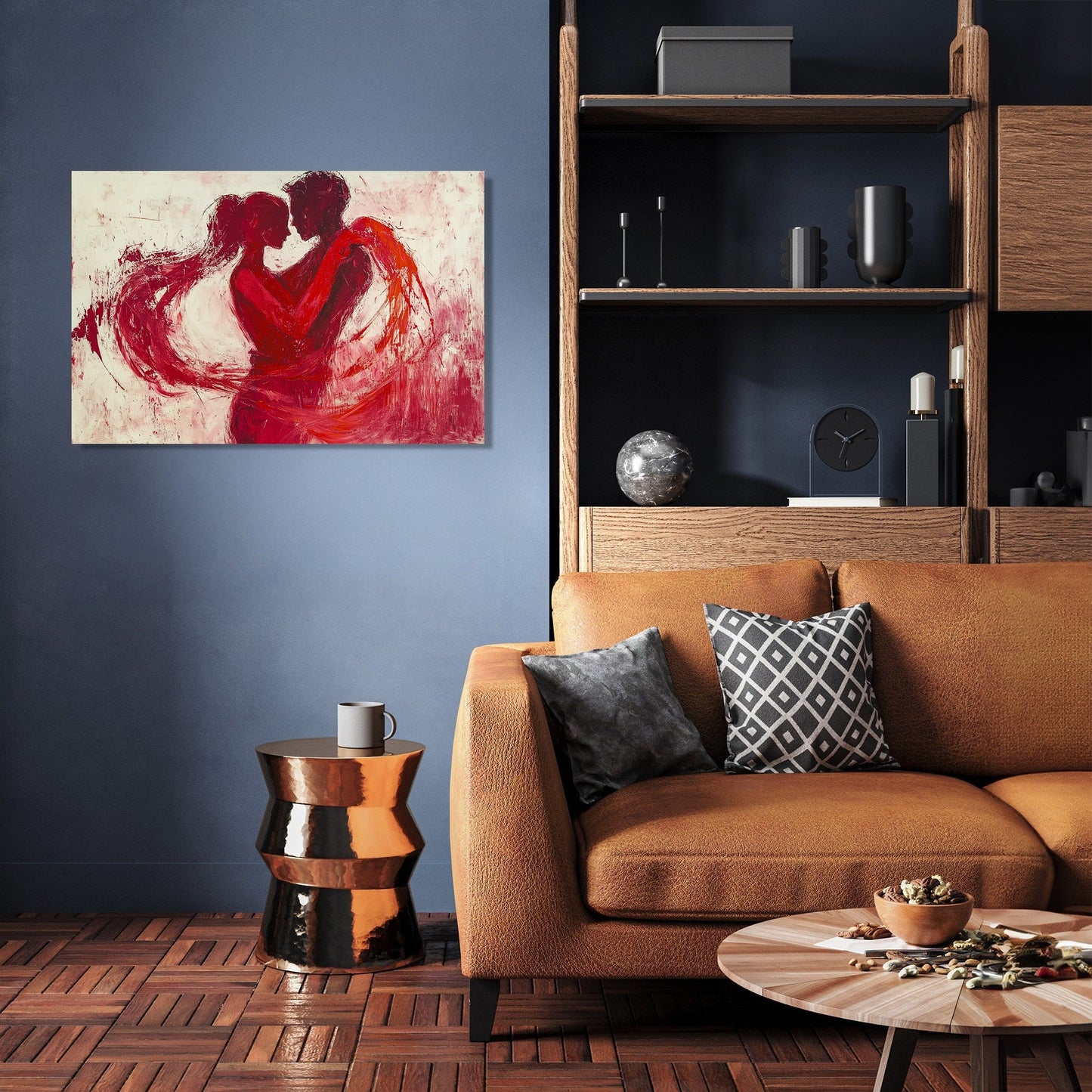 Interwoven Hearts Canvas