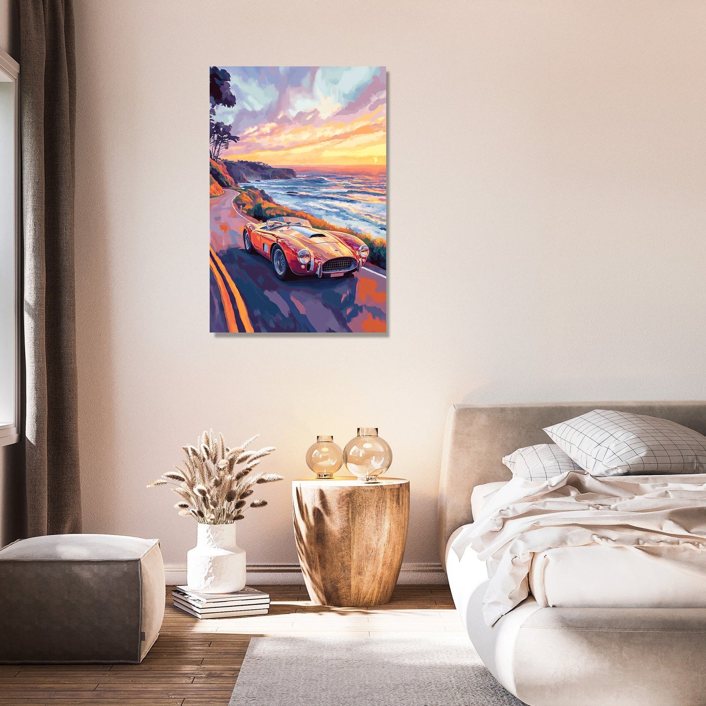 Vintage Sports Car Canvas