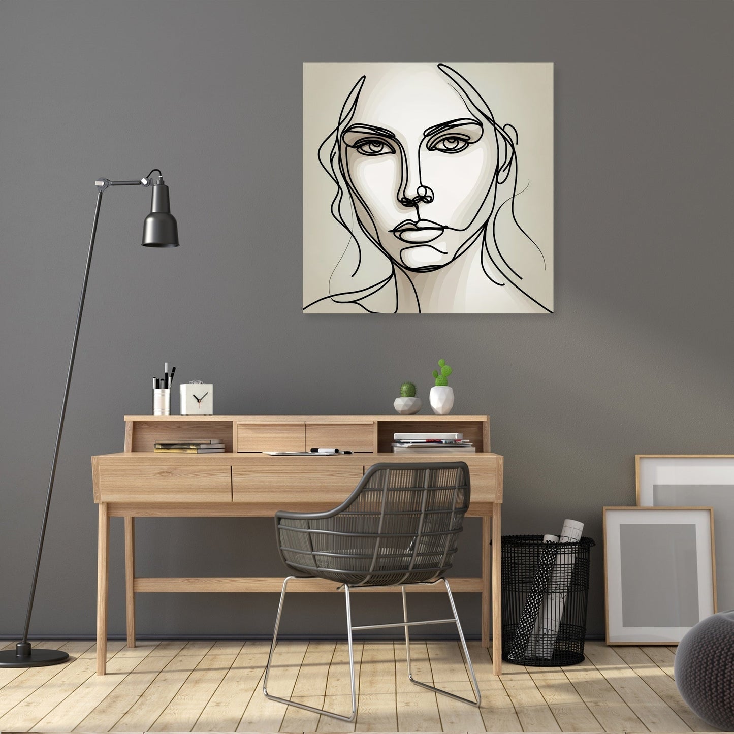 Graceful Contours Canvas