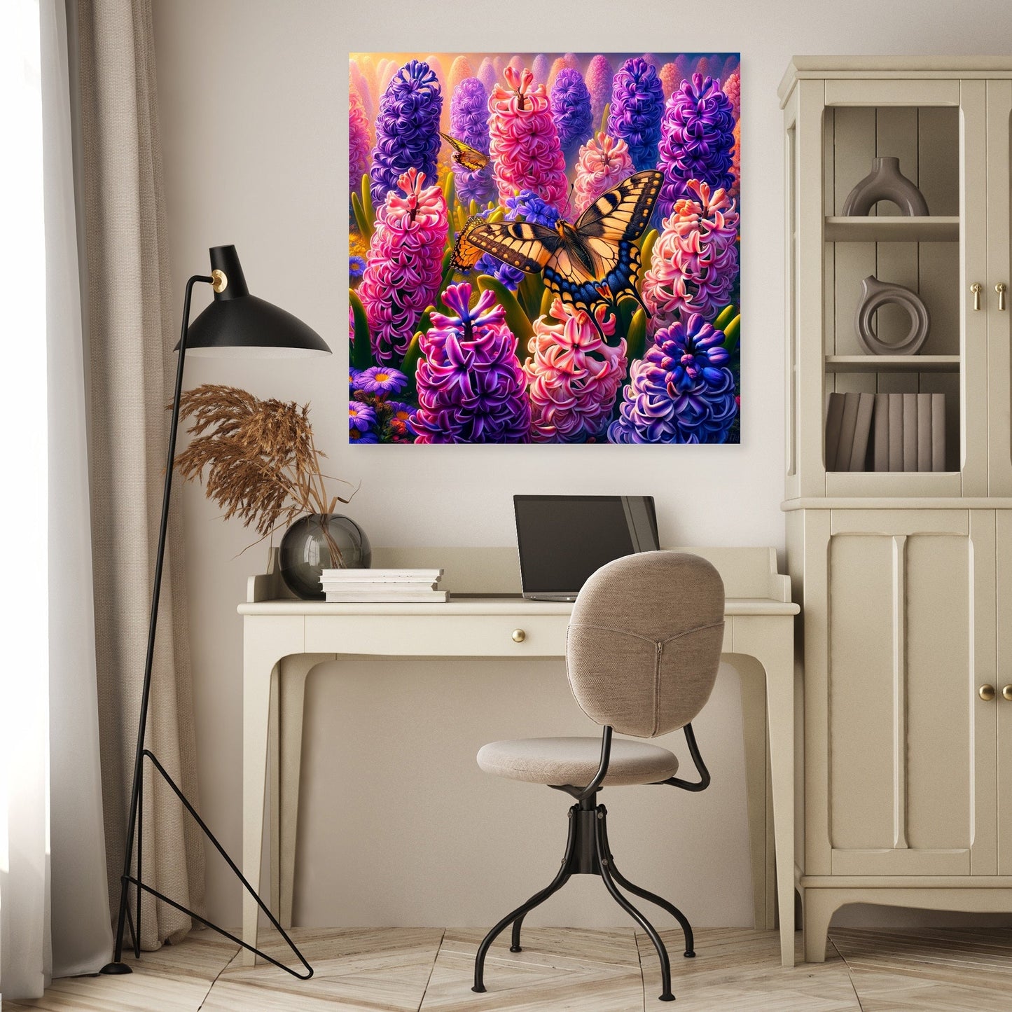 Spring Hyacinth Harmony Canvas