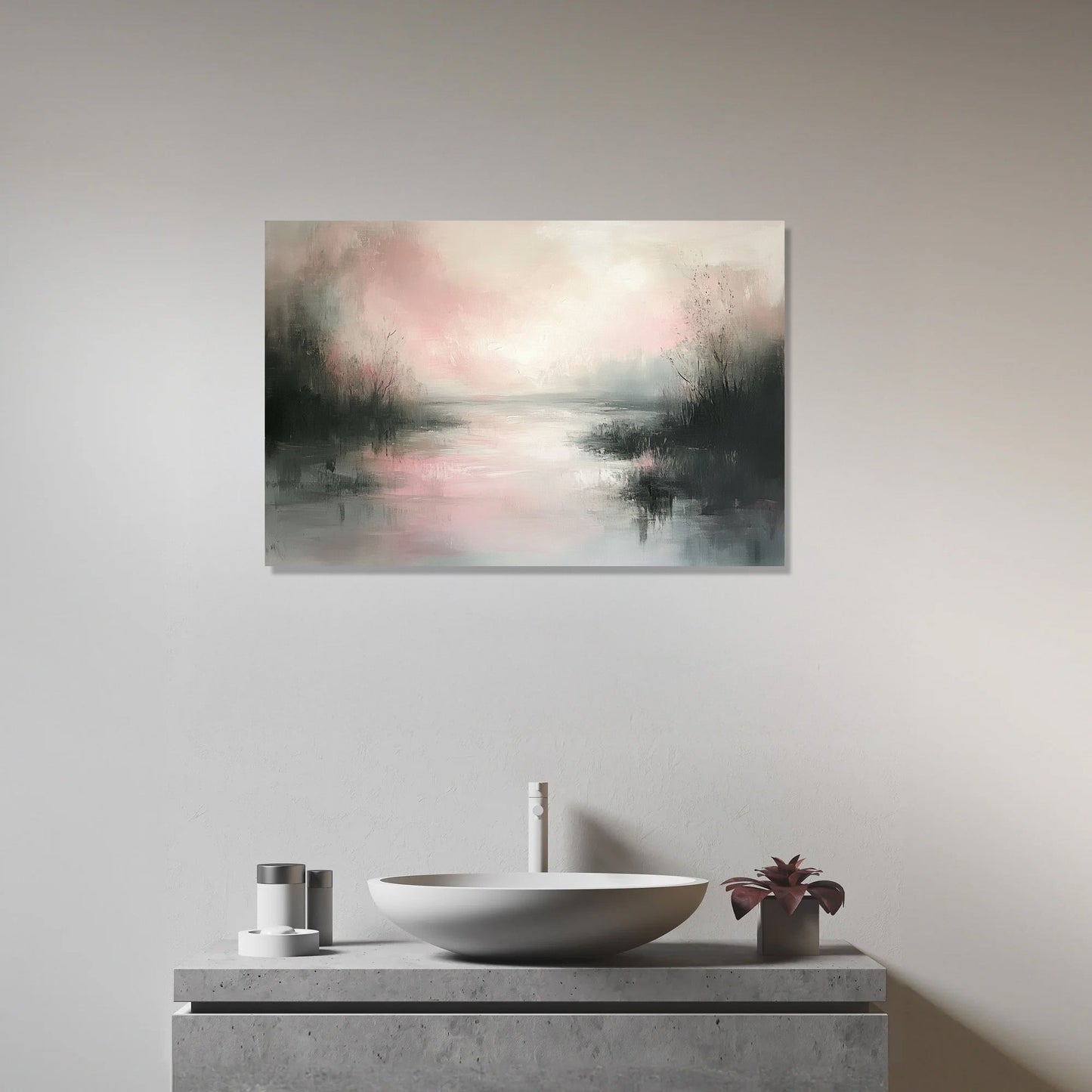 Blush Horizon Canvas