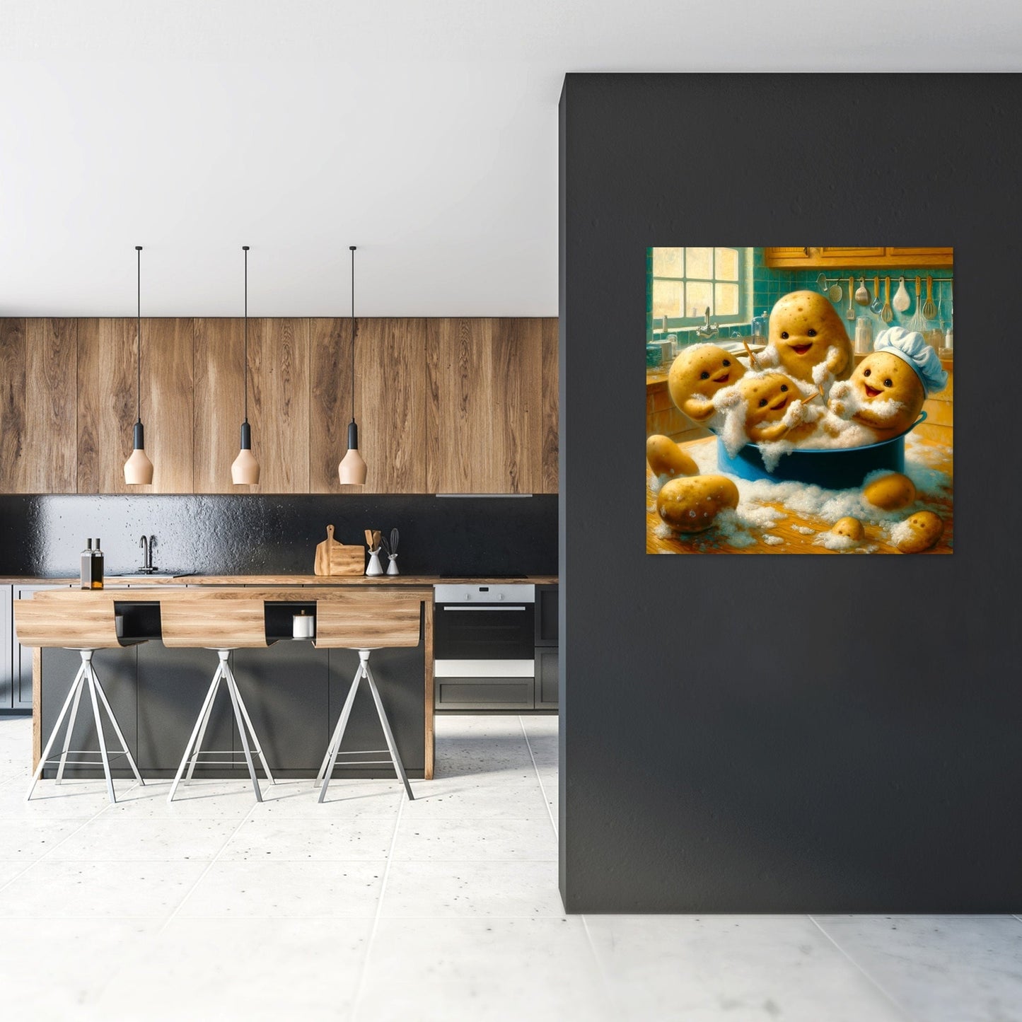 Potato Pot Party Canvas