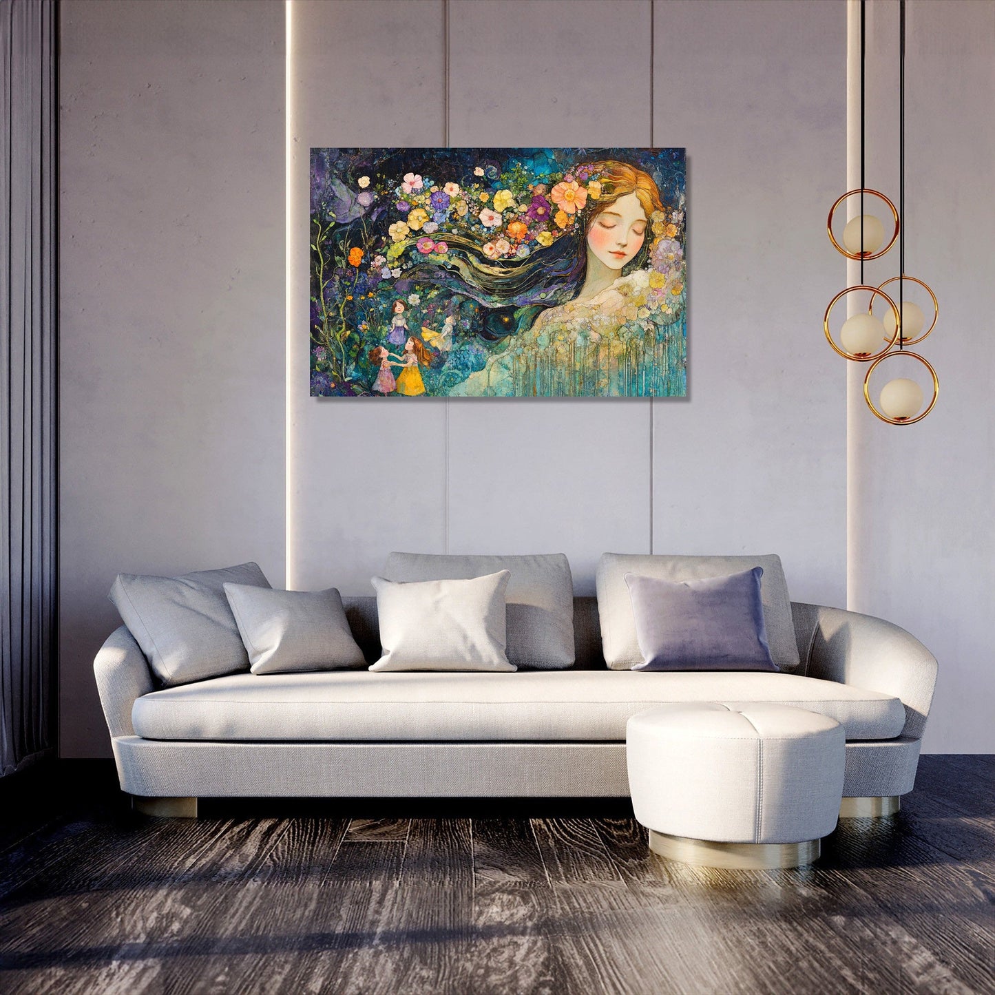 Mother of Blossoms Canvas