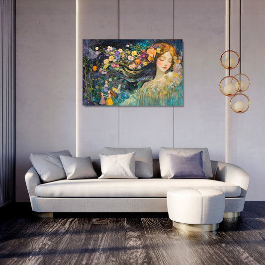 Mother of Blossoms Canvas