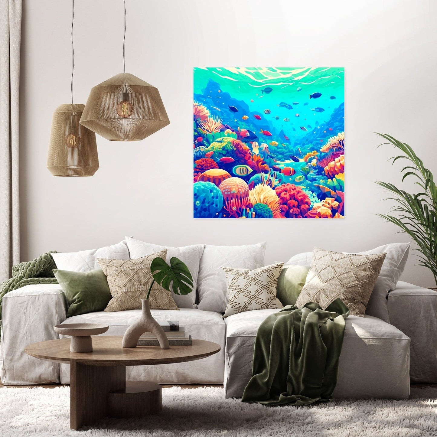 Reef Vibrance Canvas