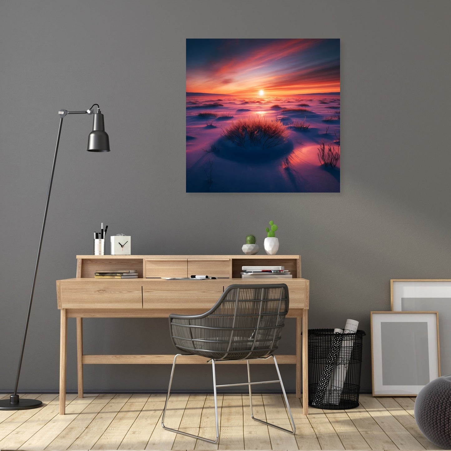 Tundra Sunset Canvas