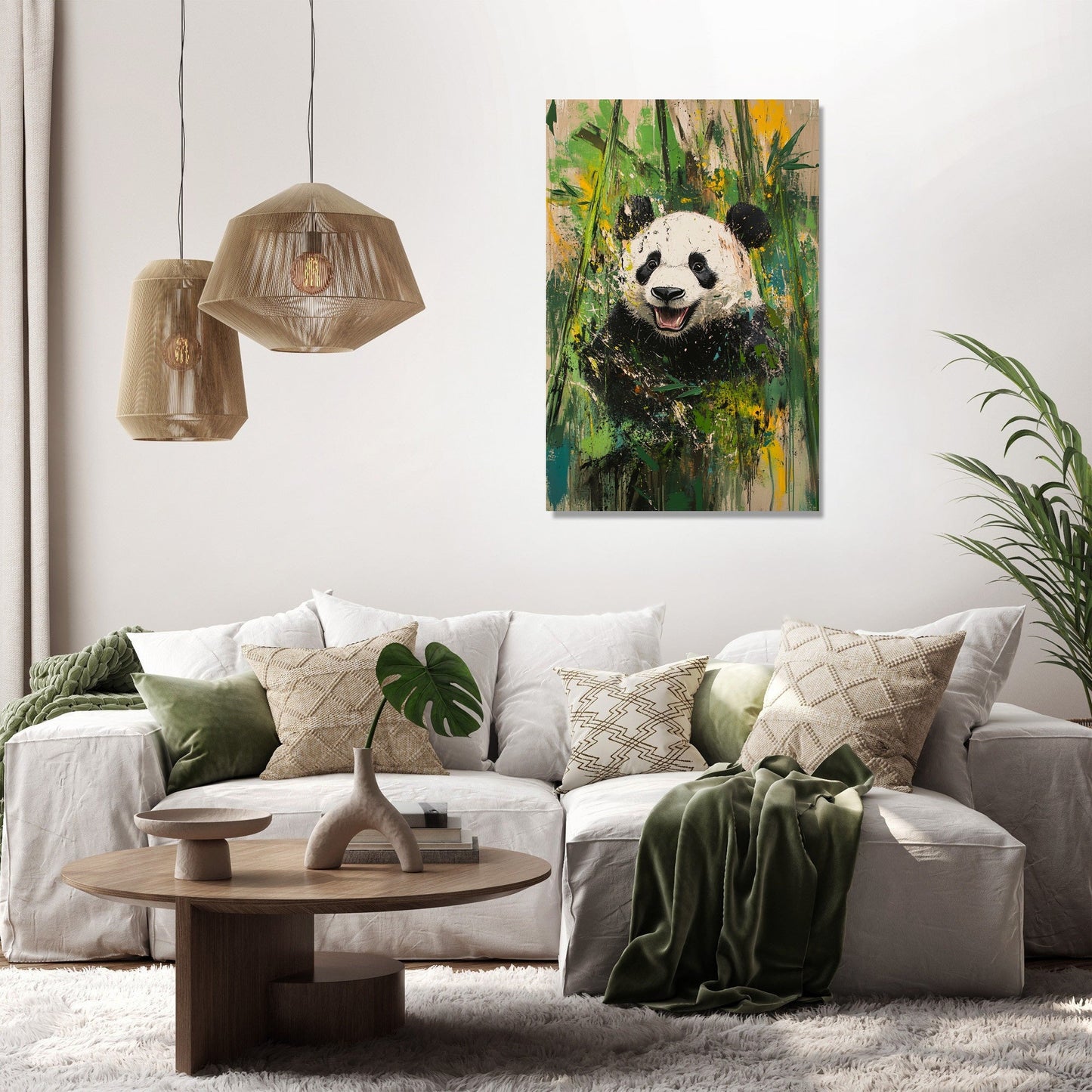 Playful Panda Canvas