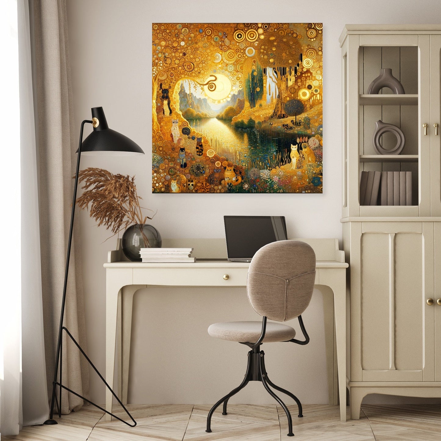 A Cat's Wonderland Canvas