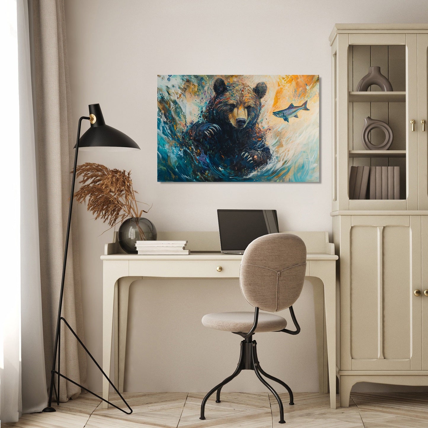 Serengeti Bear Canvas