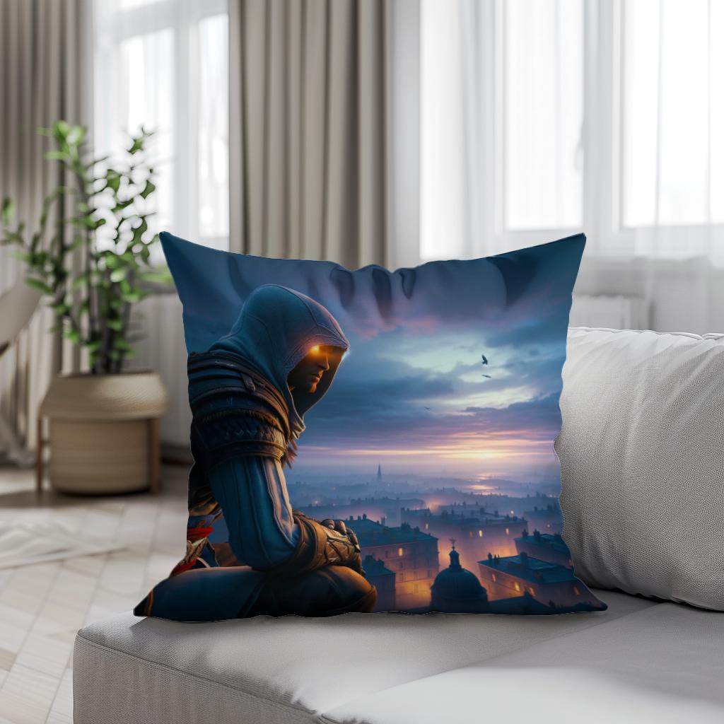 Twilight Vigil Cotton Cushion