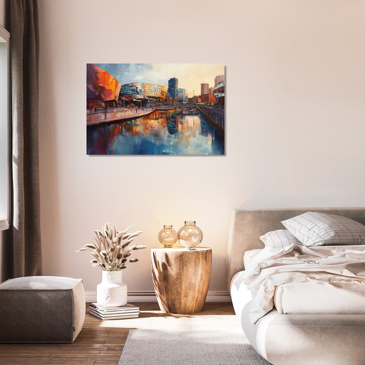 Birmingham Futurism Canvas