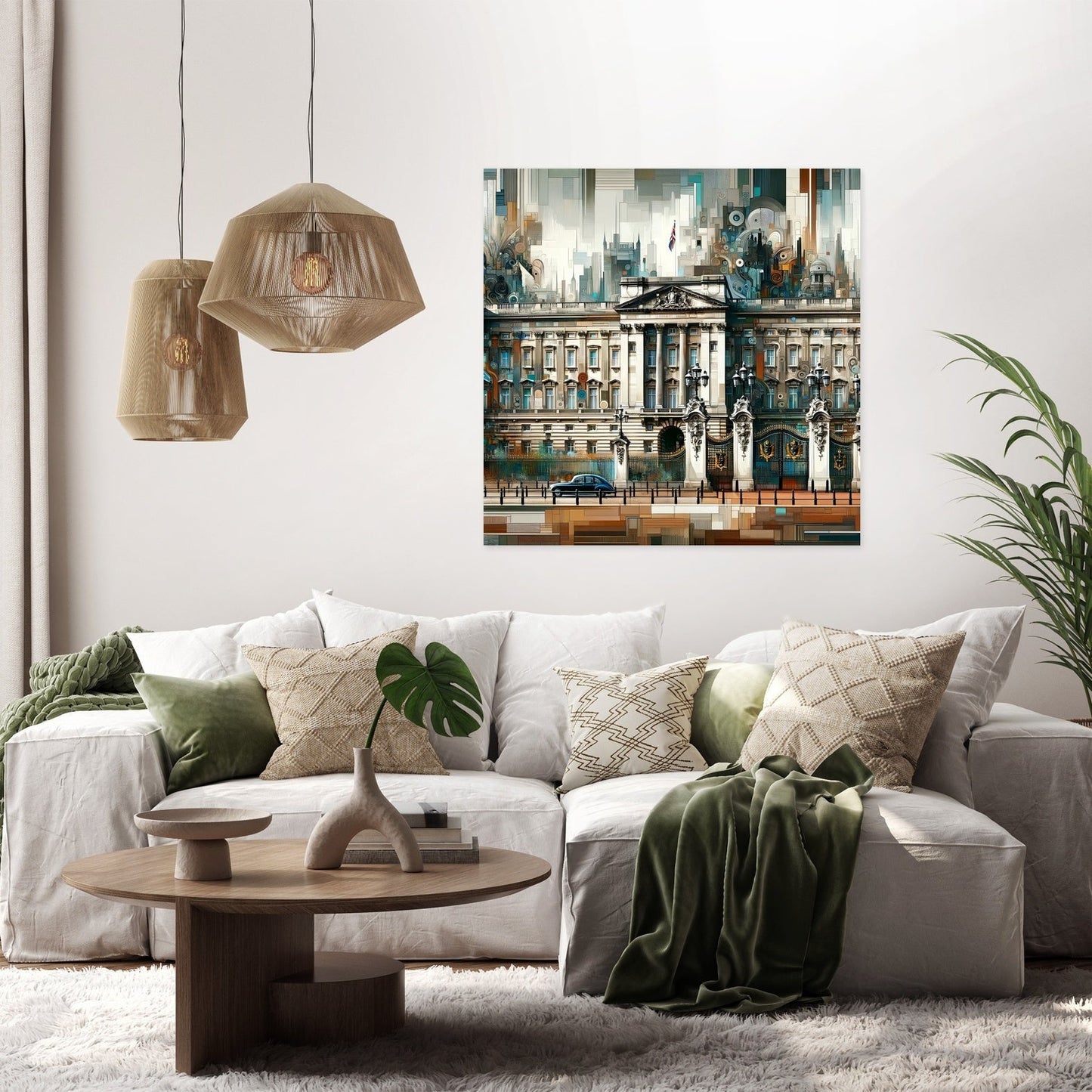 London Royal Abstract Canvas