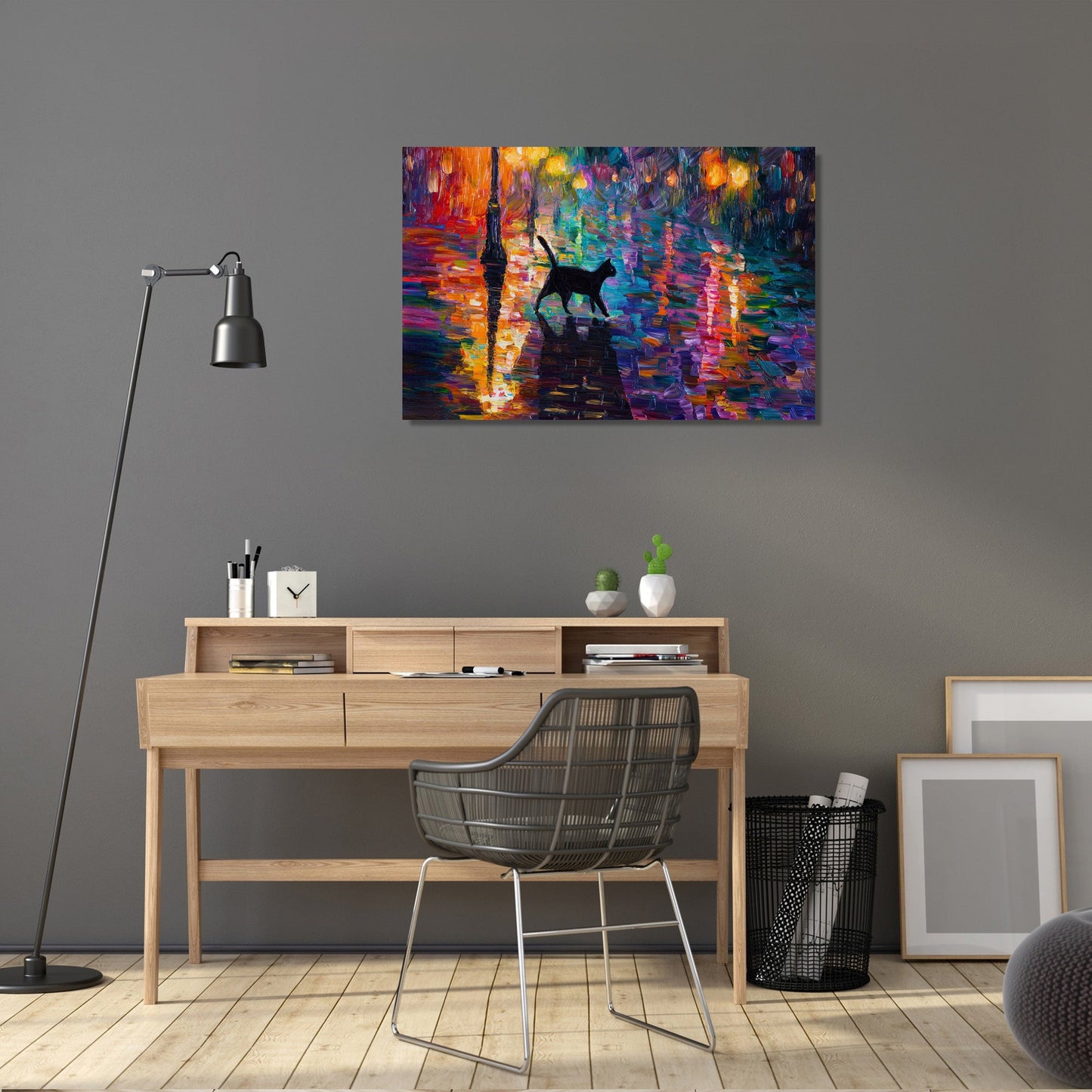 Cat’s Nocturne Canvas