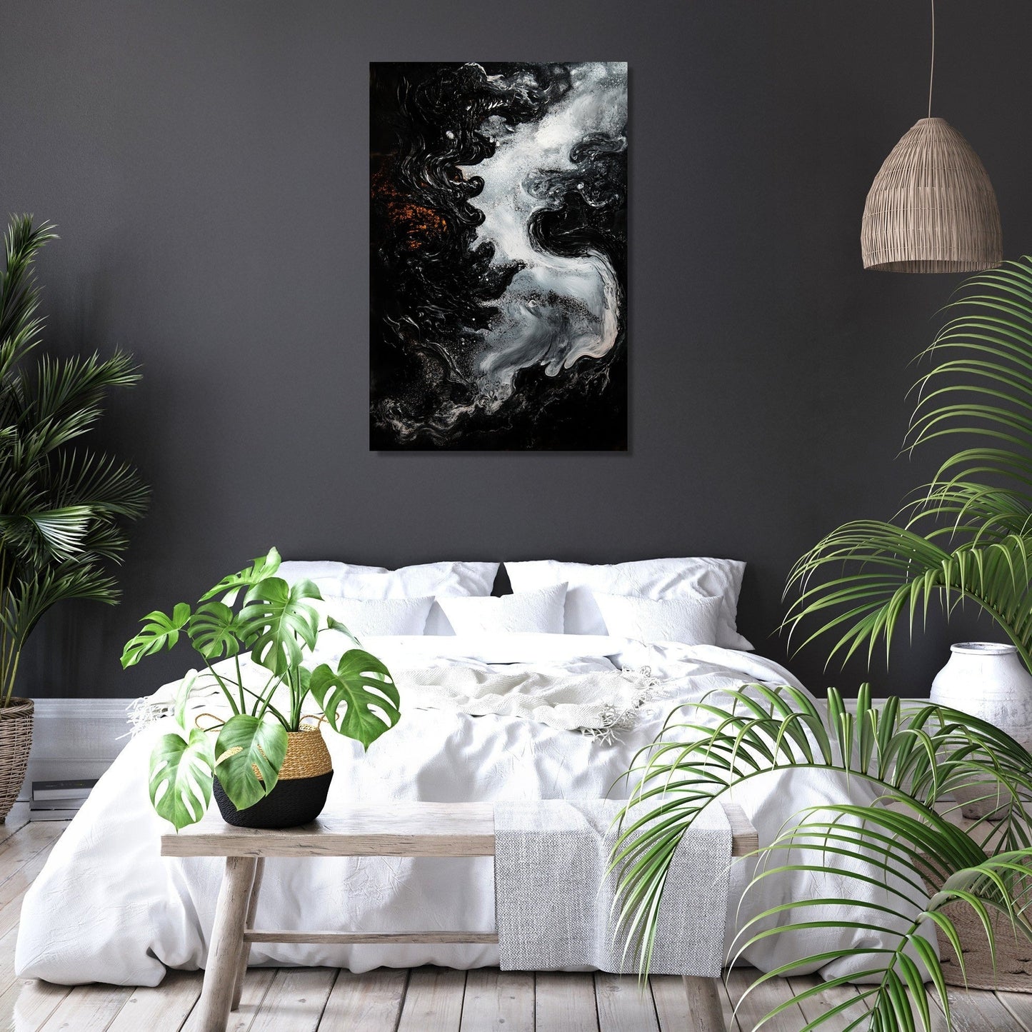 Enigmatic Shadows Canvas