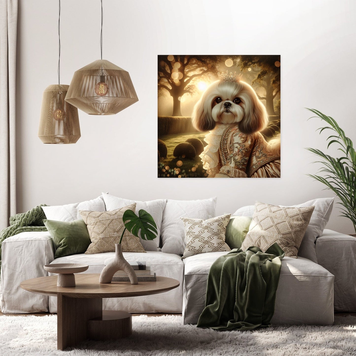 Regal Shih Tzu Twilight Canvas